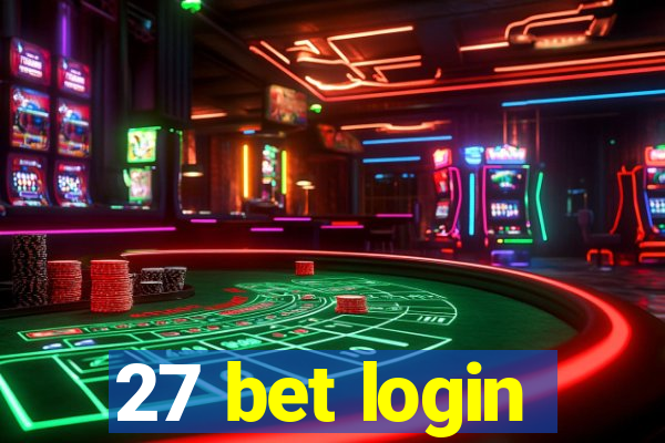 27 bet login